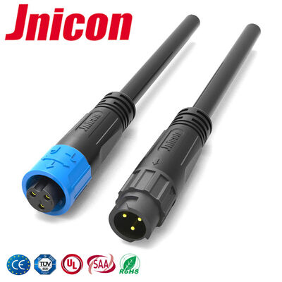 M12 chống nước nhanh chóng ngắt kết nối dây ODM đồng vàng mạ kết nối