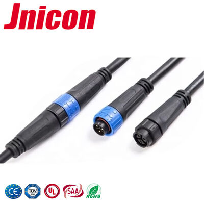 Đầu nối cáp ngoài trời chống nước 10A 300V M16 Đầu nối nguồn IP67 2 3 4 chân công nghiệp