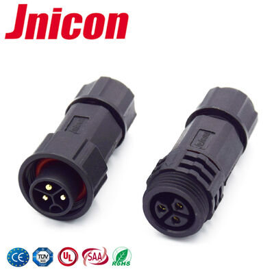 20A M19 IP68 3 Pin Connector Vàng phủ mặt nam và nữ chống nước