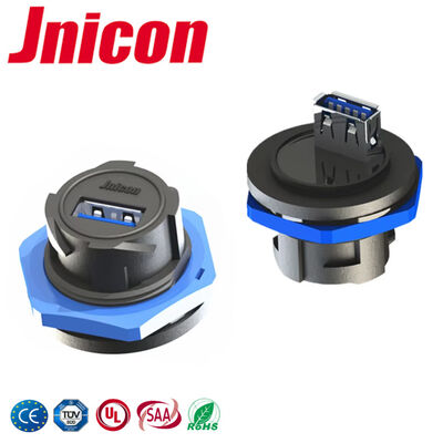 IP67 Không thấm nước USB 3.0 kết nối cao độ bền Panel Mount nam nữ kết nối dữ liệu