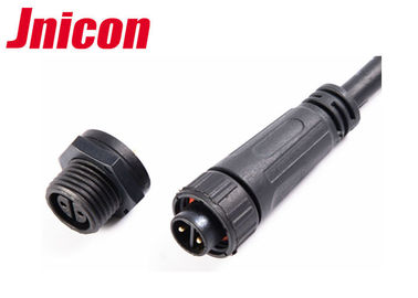 2 dây dẫn chống nước cắm và ổ cắm kết nối cáp Tất cả các vít đen kết nối