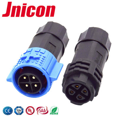 20AWG-12AWG Cable M19 20A Power Waterproof IP67 Bộ kết nối nhựa tròn
