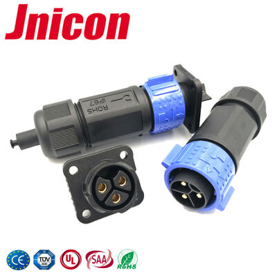 Đầu nối đa chân tròn 50A 500V ODM đầu nối chống nước cho năng lượng mới