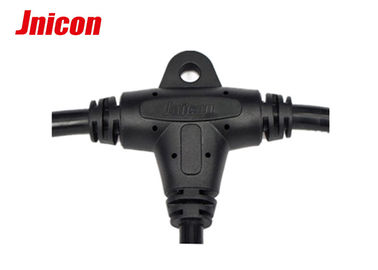 IP67 Đầu nối cáp chống nước 3 chiều T T 2 Đầu nối dây cắm