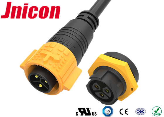 Đầu nối bảng điều khiển chống nước 3 cực, Đầu nối nguồn nam Nữ bịt kín chống bụi