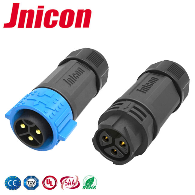 Đầu nối dây hiện tại cao 60A Đầu nối tròn IP67 công nghiệp M25