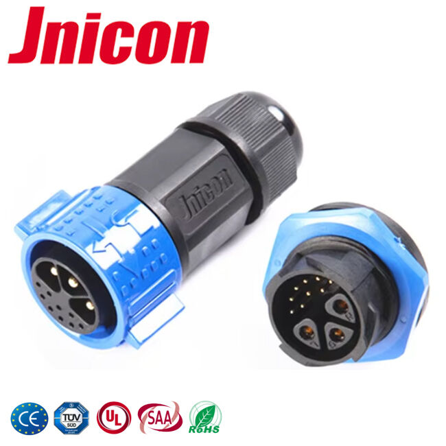 Đầu nối M25 3+9Pin IP67 Đầu nối 300V chống nước chống nước 12 chân ODM