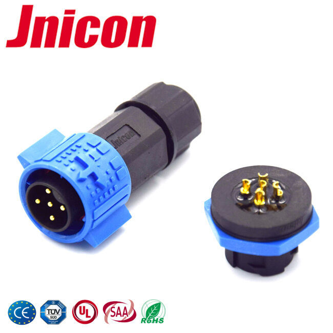 5A IP67 M19 5 pin kết nối chống nước dây đến bảng kết nối điện tròn IP67