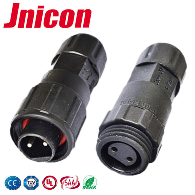 Đầu nối nhanh M16 2 chân -40℃~105℃ 10A 300V Đầu nối chống nước