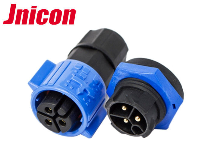 M19 3 cực chống nước cắm và ổ cắm đầu nối cáp IP68 Dây để lên nguồn cho đèn LED