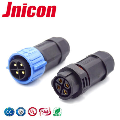 IP67 M25 4 pin 30A kết nối điện ngoài trời Kết nối dây phóng nhanh