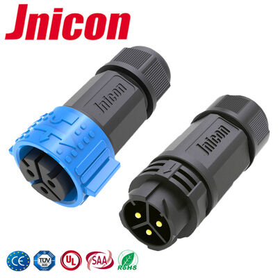 50A 500V M25 3 Pin Đầu nối ngoài trời chống nước Khóa nhanh Đầu nối điện