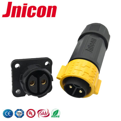 Đầu nối tròn gắn bảng M25 Đầu nối nguồn chống nước 40A 2 chân