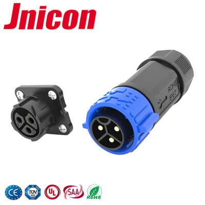 M25 Nhận được chứng nhận UL 3 Pin Panel Mount Connector IP67 Outdoor Waterproof Connector