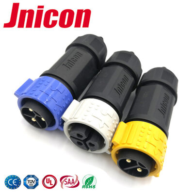 M25 3 pin dây phủ vàng kết nối 600V High Current kết nối chống nước