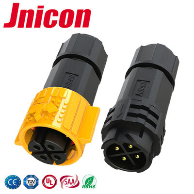 Đầu nối chống nước 20A 300V M19 DC Khóa đẩy Đầu nối chống nước IP67