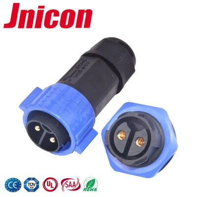 2pin M19 dây điện để dây kết nối đẩy khóa 300V DC chống nước