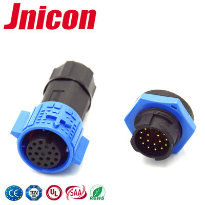 Đầu nối tròn M19 12 chân IP67 Phích cắm nhanh 5A Chất liệu PA66