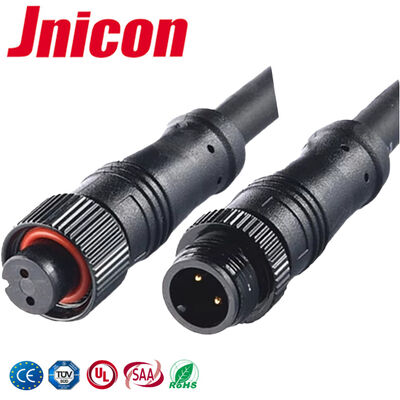 Đầu nối điện chống nước M12 10A 300V cho cáp nguồn lõi LED