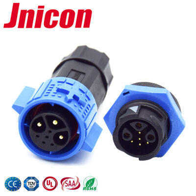 3 + 5 Pin M19 15A + 5A Kiểm soát nước nhanh kết nối dây đến bảng nối khóa đẩy